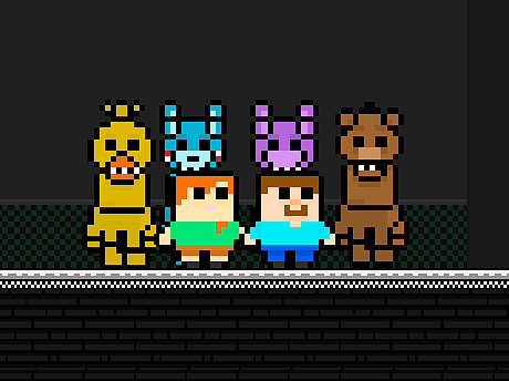 Στηβ και Άλεξ προς Fnaf